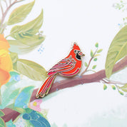 Red Cardinal Pin