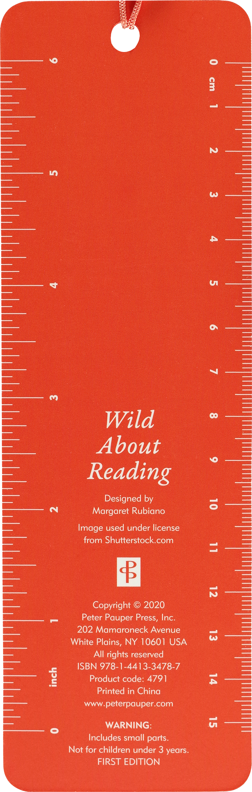 Wild About Reading Children's Bookmark