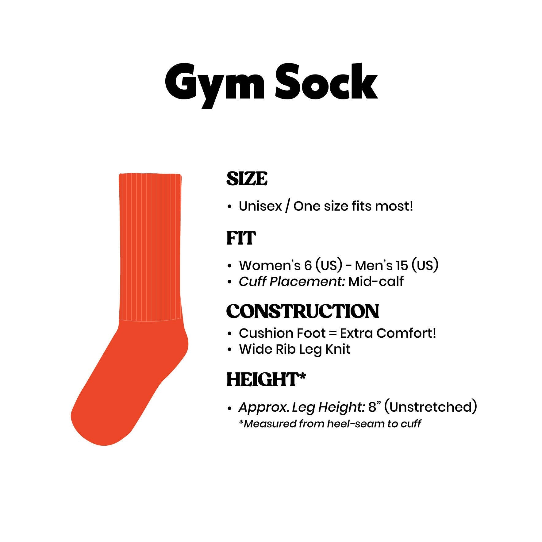 Book Nerd Gym Crew Socks