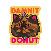 Damnit Donut Vinyl Sticker
