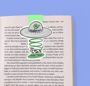 UFO Alien Magnetic Bookmark