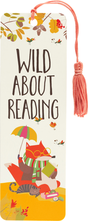 Wild About Reading Children's Bookmark