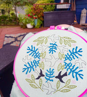 Blackbird embroidery kit