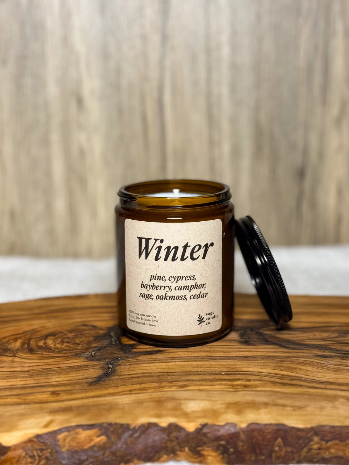 Winter - 100% Soy Wax Candle