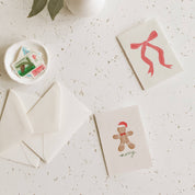 Merry Gingerbread Holiday Mini Card