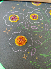 Enchanted embroidery kit