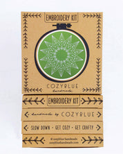 Holiday star embroidery kit