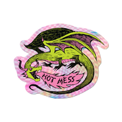Hot Mess Die-Cut Sticker