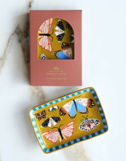 Porcelain Trinket Tray | Butterflies