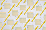 Library Card Post-It ® Sticky Notes - Yellow