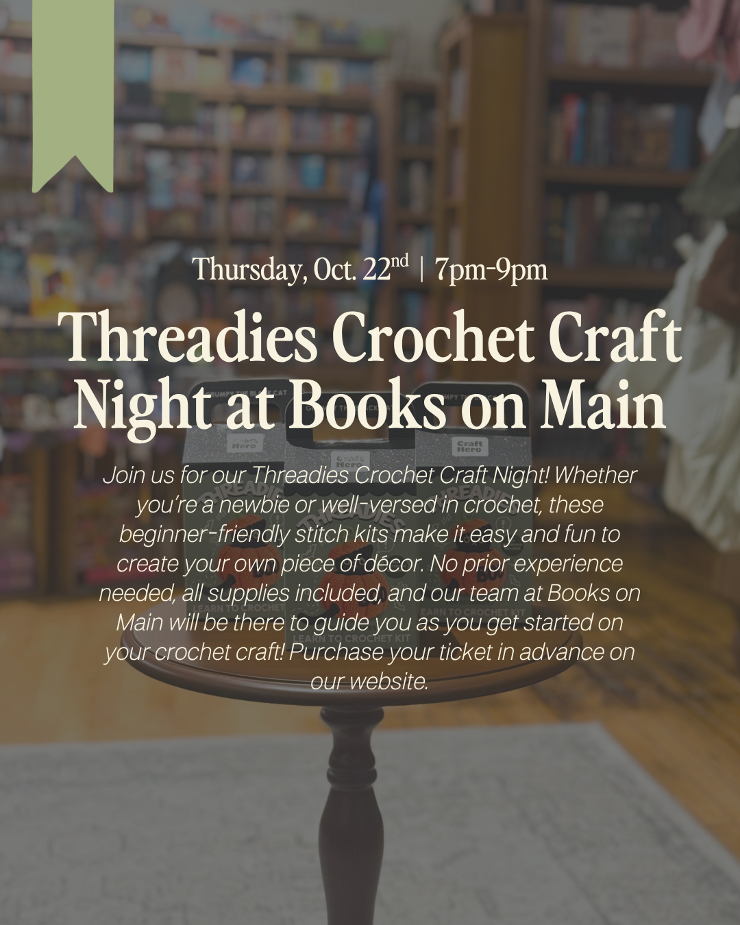 Threadies Crochet Craft Night Ticket
